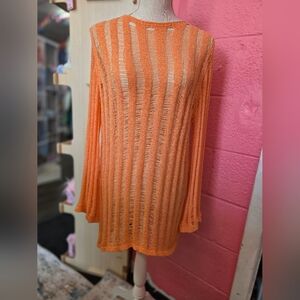 Charlie Paige Orange Knit Sweater